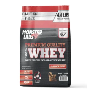 Monster Labs 100% Premium Quality Whey (4.4lbs)