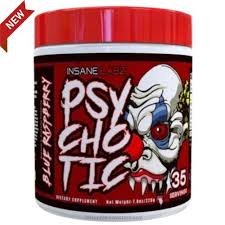 Insane Labz Psychotic Pre Workout 35 Servings – Extreme Energy, Focus & Performance Booster